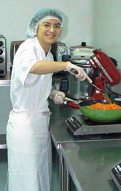 Valentine en cuisine