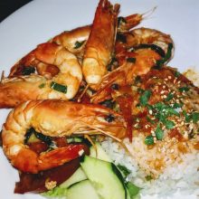 Plat du jour « mer » bio – Cuisine artisanale.